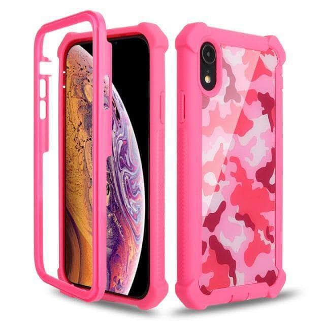 CaseBuddy Australia Casebuddy For iPhone 13 / Camouflage Pink Case Soft Silicone iPhone 13 & 13 pro Shockproof Bumper