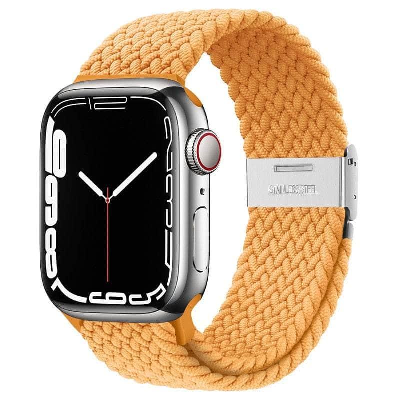 Casebuddy Maize / 38mm 40mm 41mm Braided Solo Loop Apple Watch Band