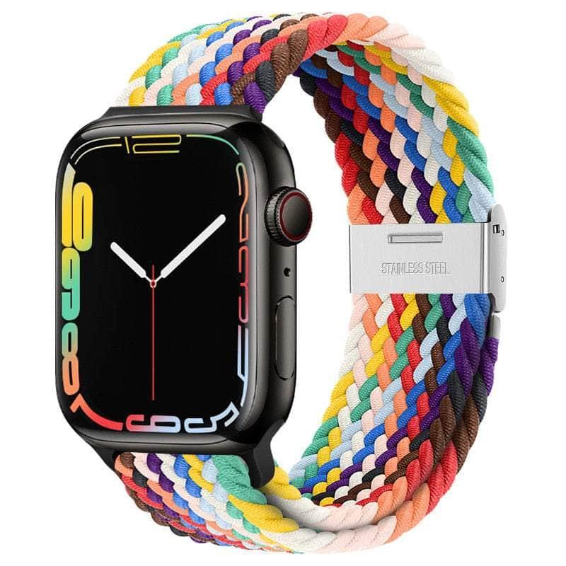 Casebuddy Pride Edition / 38mm 40mm 41mm Braided Solo Loop Apple Watch Band