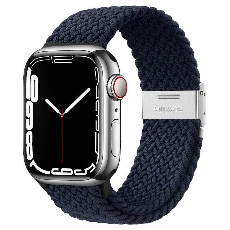 Casebuddy charcoal / 38mm 40mm 41mm Braided Solo Loop Apple Watch Band