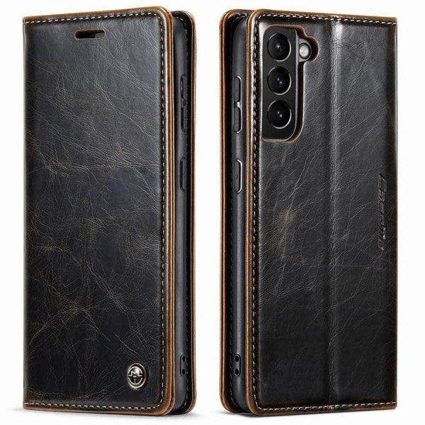 Casebuddy Galaxy S23 Leather Flip Wallet Case