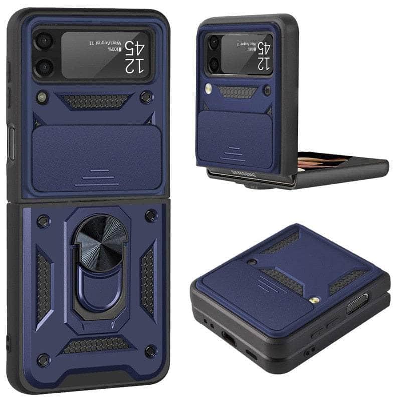 Casebuddy Navy / For Galaxy Z Flip 4 Galaxy Z Flip 4 Shockproof Armor Case