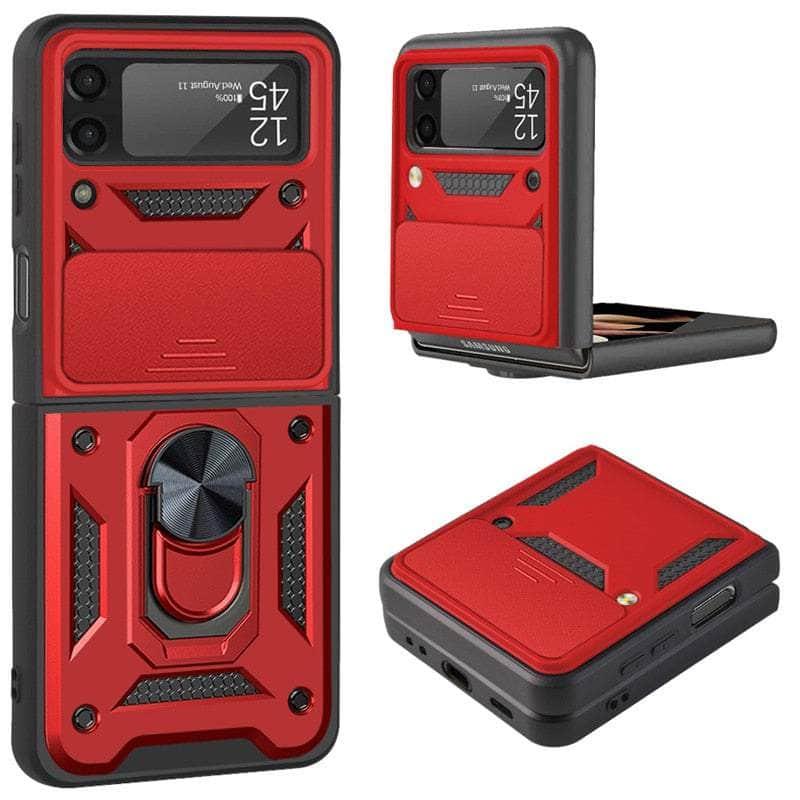 Casebuddy Red / For Galaxy Z Flip 4 Galaxy Z Flip 4 Shockproof Armor Case
