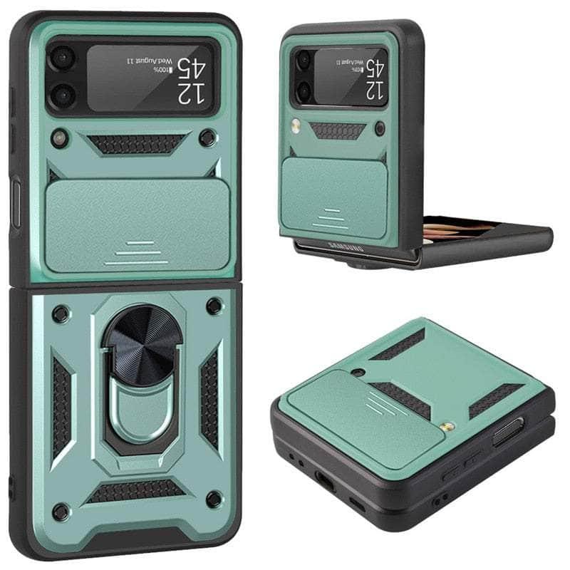 Casebuddy Dark Green / For Galaxy Z Flip 4 Galaxy Z Flip 4 Shockproof Armor Case