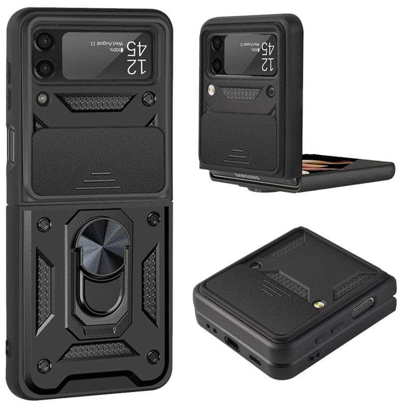 Casebuddy Black / For Galaxy Z Flip 4 Galaxy Z Flip 4 Shockproof Armor Case