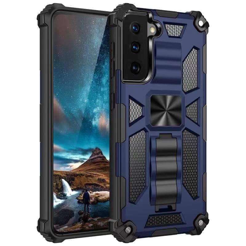 Casebuddy Blue / For Samsung S23Ultra Hidden Magnetic Kickstand Galaxy S23 Ultra Case