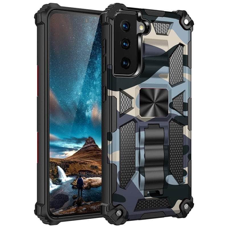 Casebuddy Navy Blue / For Samsung S23Ultra Hidden Magnetic Kickstand Galaxy S23 Ultra Case