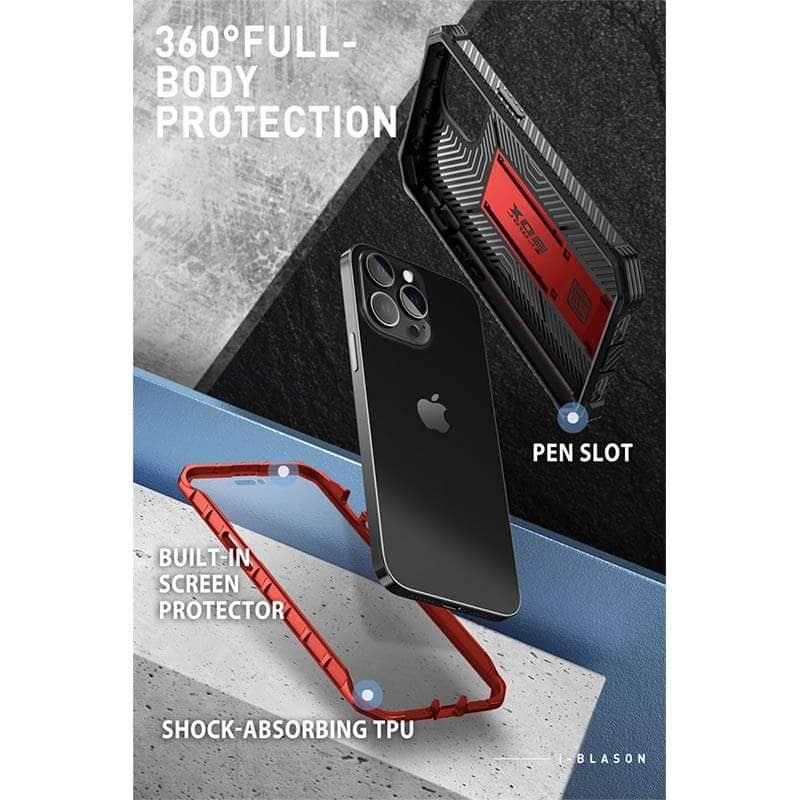 Casebuddy I-BLASON iPhone 14 Pro Max Armorbox Full-Body Dual Layer Holster