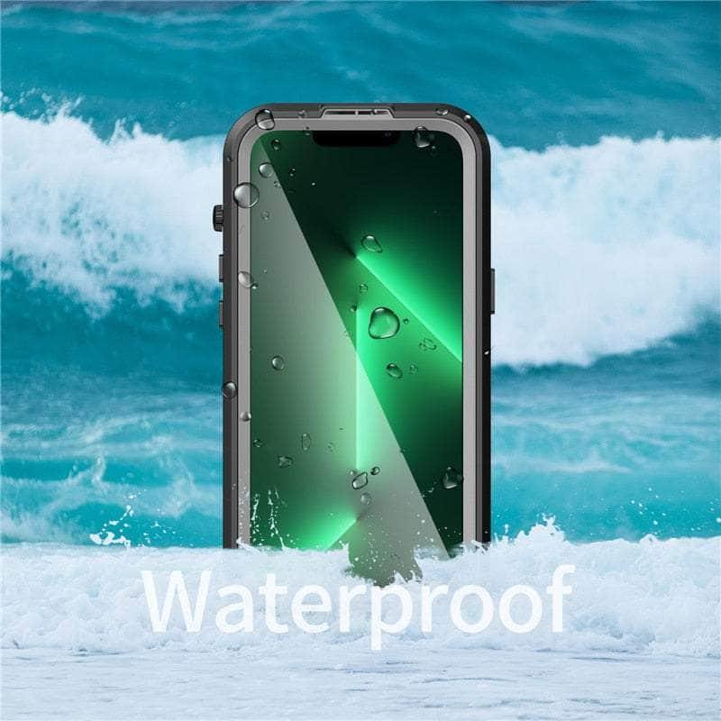Casebuddy IP68 Waterproof iPhone 14 Pro Diving Wireless Charging Case