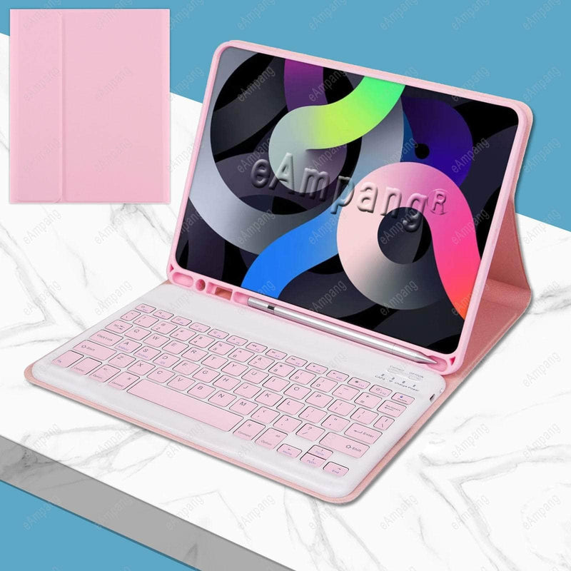 Casebuddy Pink / iPad 10th 2022 iPad 10 Keyboard Case