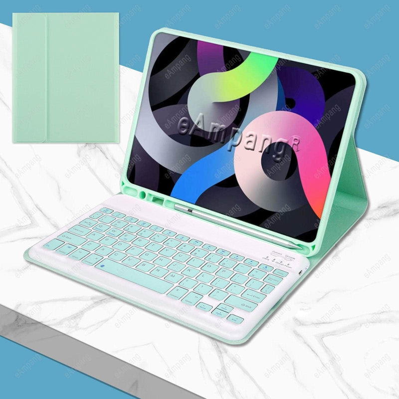 Casebuddy Light Green / iPad 10th 2022 iPad 10 Keyboard Case