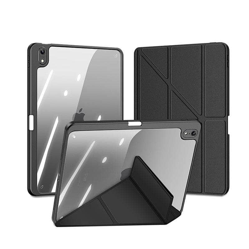 Casebuddy Black / iPad 10.2inch 2022 iPad 10 Smart Tri-Fold Protective Shell