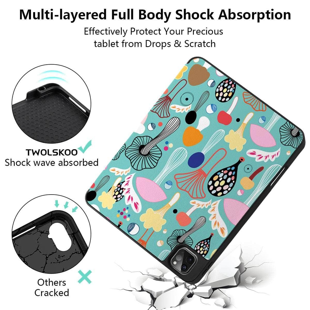 Casebuddy iPad Air 5 Smart Trifold Flip Stand Cover