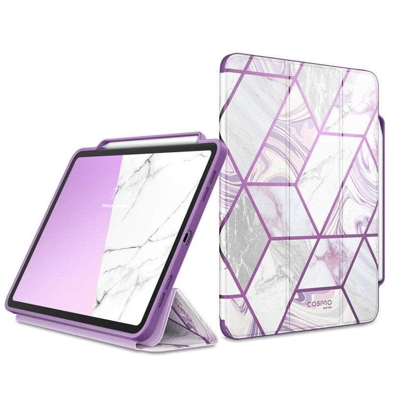 Casebuddy Purple iPad Pro 11 2022 i-Blason Cosmo Full-Body Trifold Stand