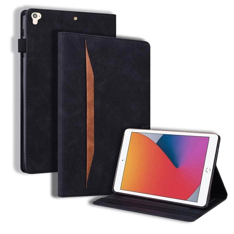 Casebuddy black / For iPad Pro 11 2022 iPad Pro 11 2022 Luxury Leather Wallet Case