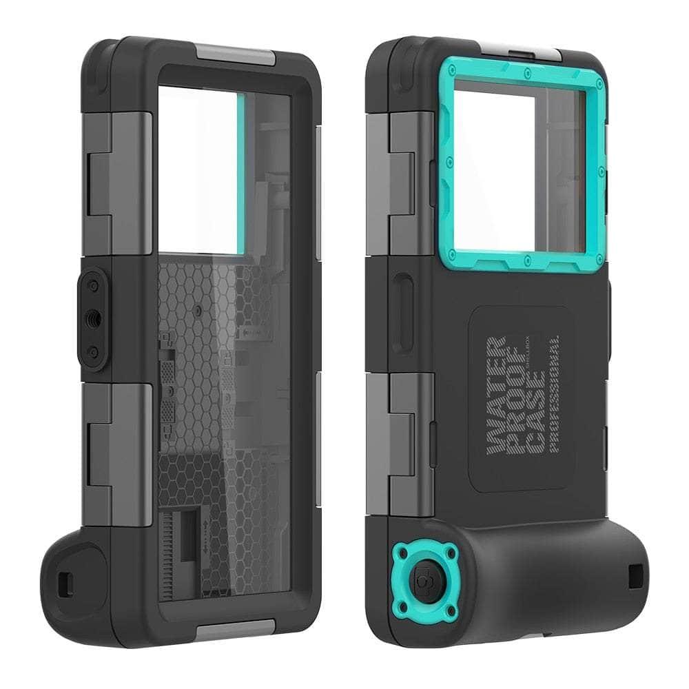 Casebuddy Black Blue / For iPhone 14 Pro iPhone 14 Pro Professional Diving Waterproof Case