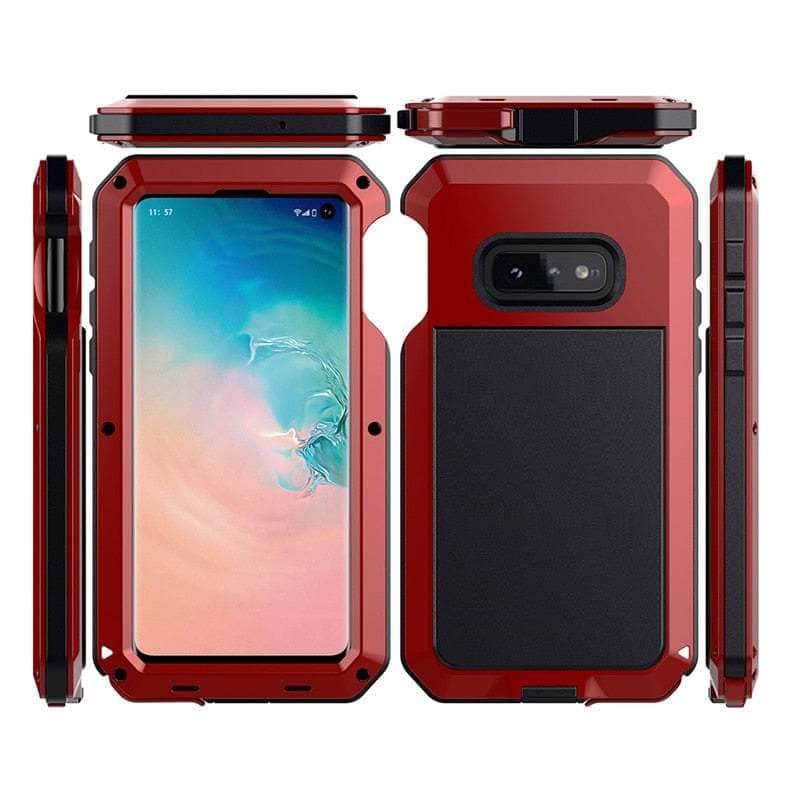 Casebuddy Red / For S23 Luxury Doom Armor Galaxy S23 Shockproof Rugged Case