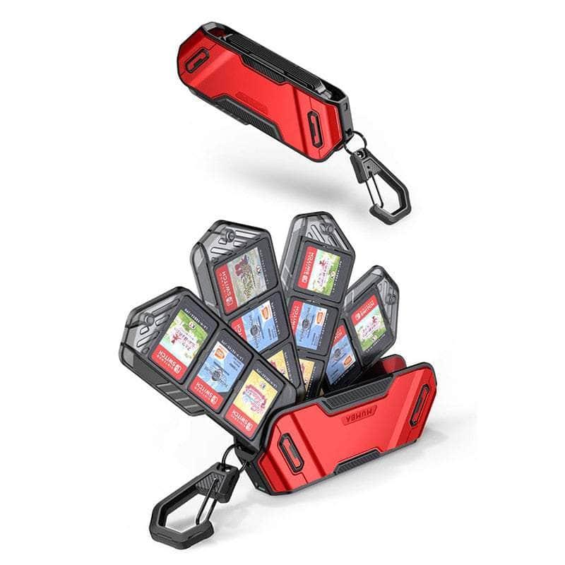 Casebuddy Red Nintendo Switch Game Cards Case