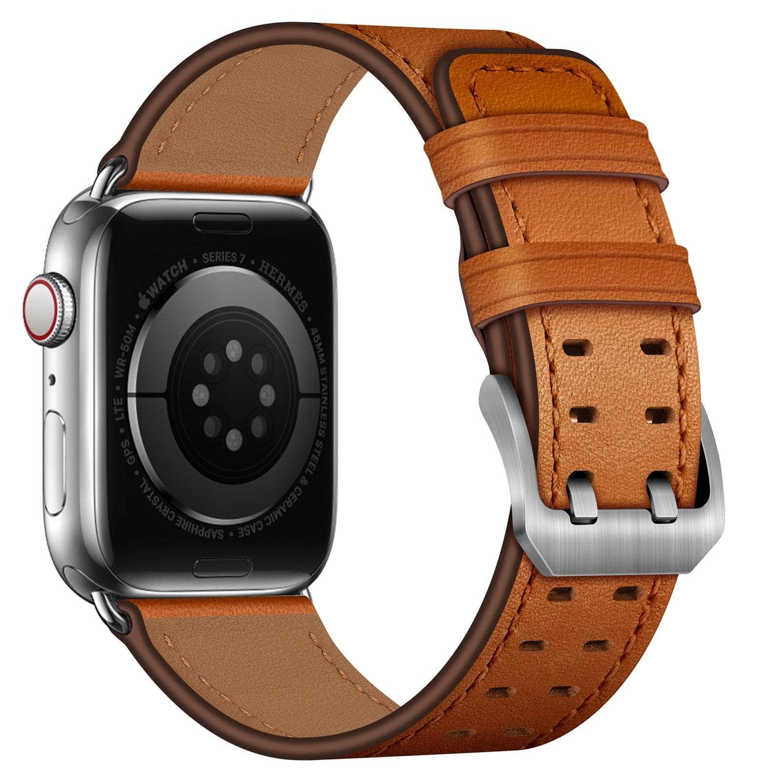 Premium Apple Watch Leather Strap - CaseBuddy Australia