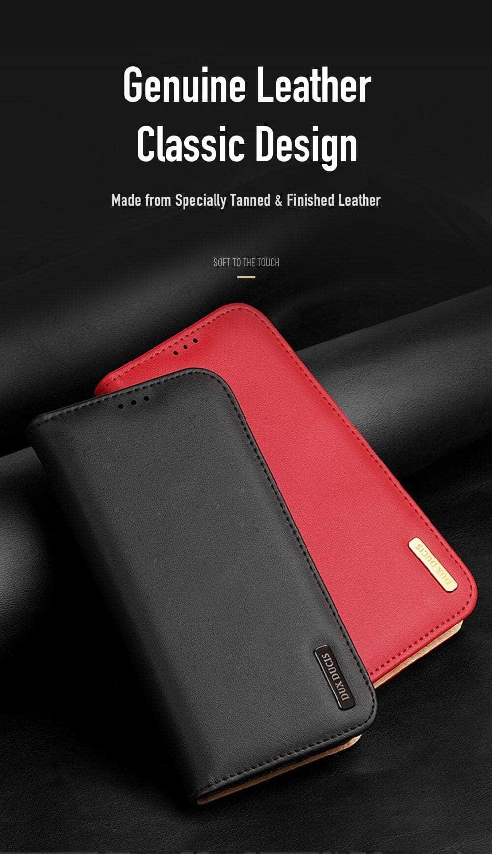 Casebuddy Real Genuine Galaxy S23 Ultra Leather Cases