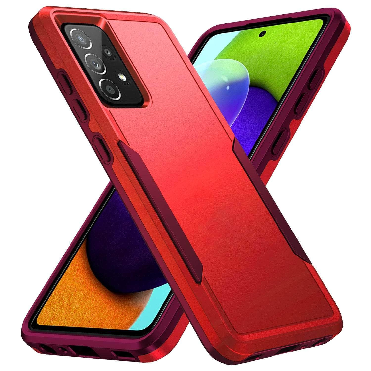 Casebuddy red / for Samsung A33 5G Shockproof Precise Cutout Galaxy A33 Case