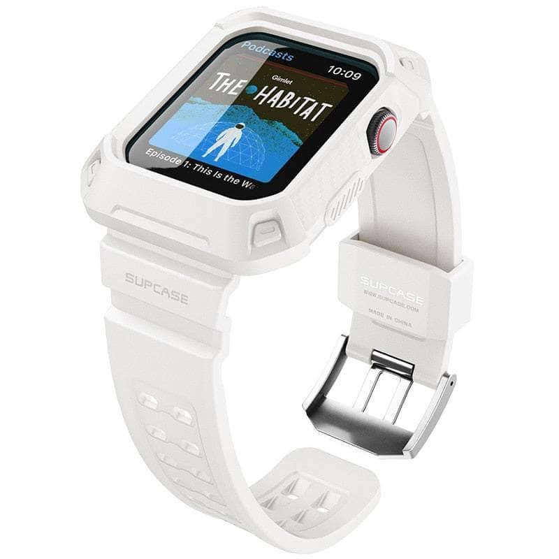 Casebuddy White SUPCASE Apple Watch 8/7 (45mm) UB Pro Rugged Protective Case