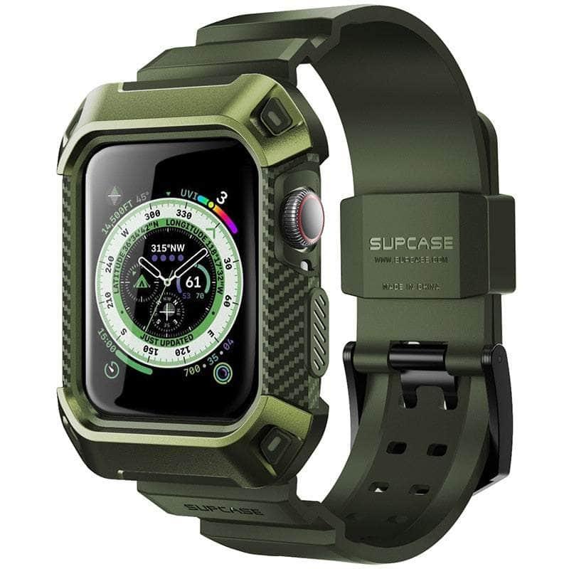 Casebuddy Dark Green SUPCASE Apple Watch 8/7 (45mm) UB Pro Rugged Protective Case