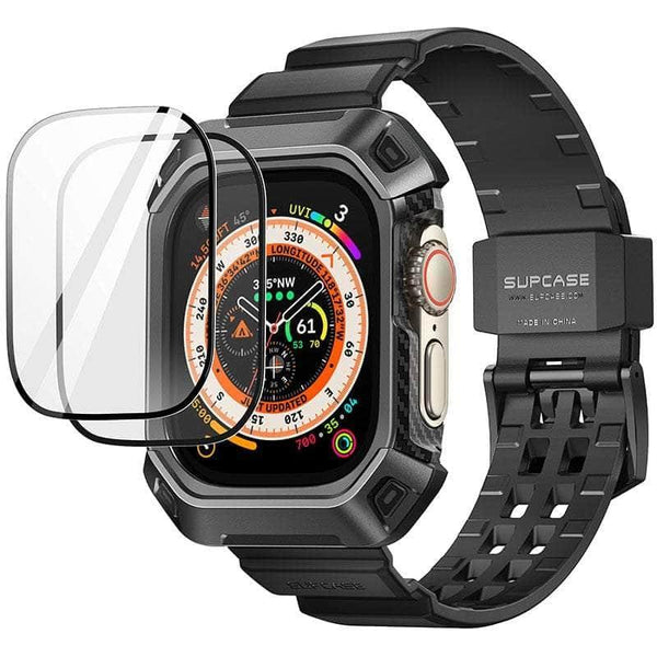 Casebuddy Black SUPCASE UB Pro Apple Watch Ultra 49mm 2022 Rugged Protective Case