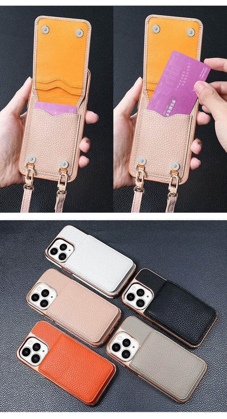 Casebuddy Vietao Luxury Leather Wallet iPhone 14 Pro Cover