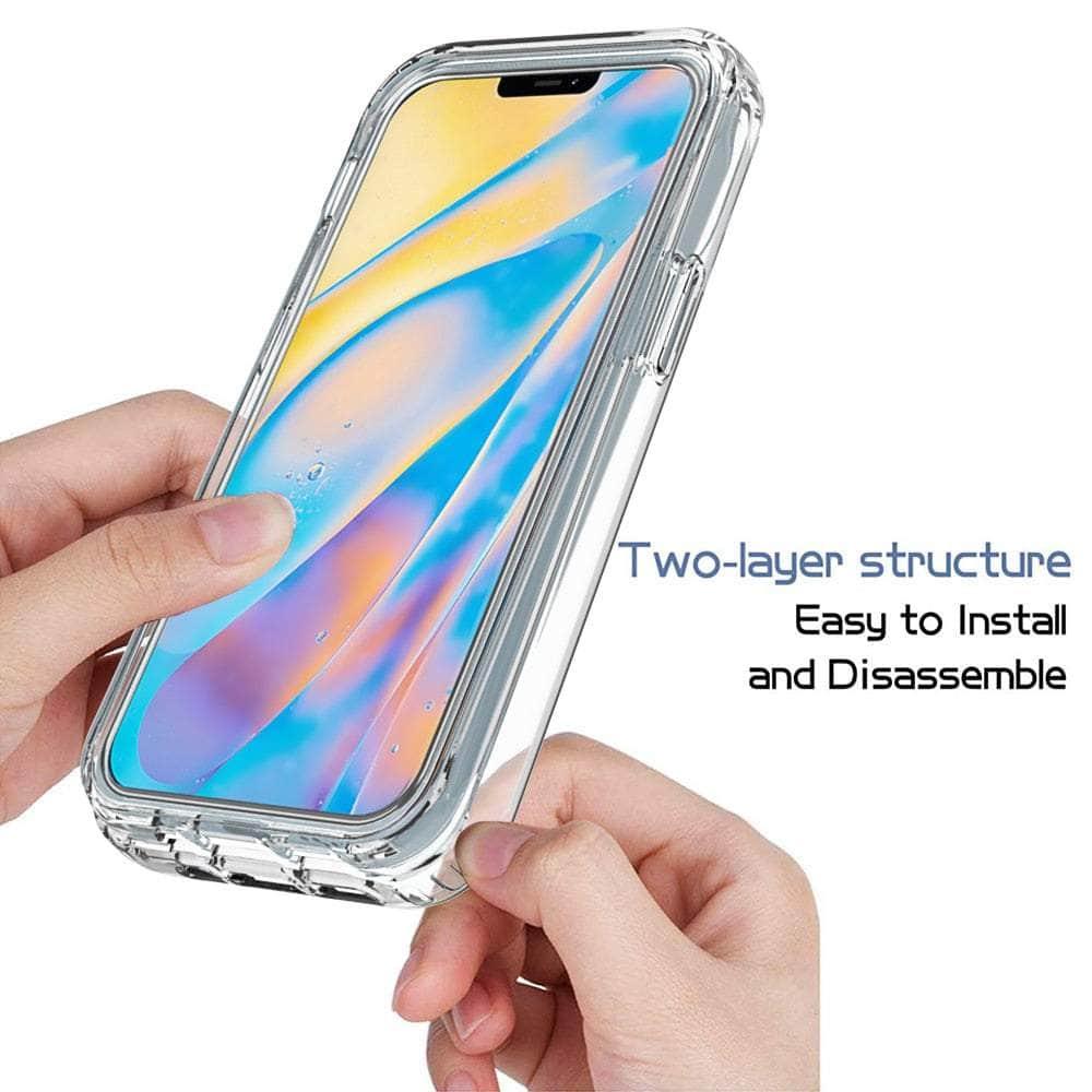 Casebuddy Clear iPhone 14 Max Shockproof Silicone Protection Cover