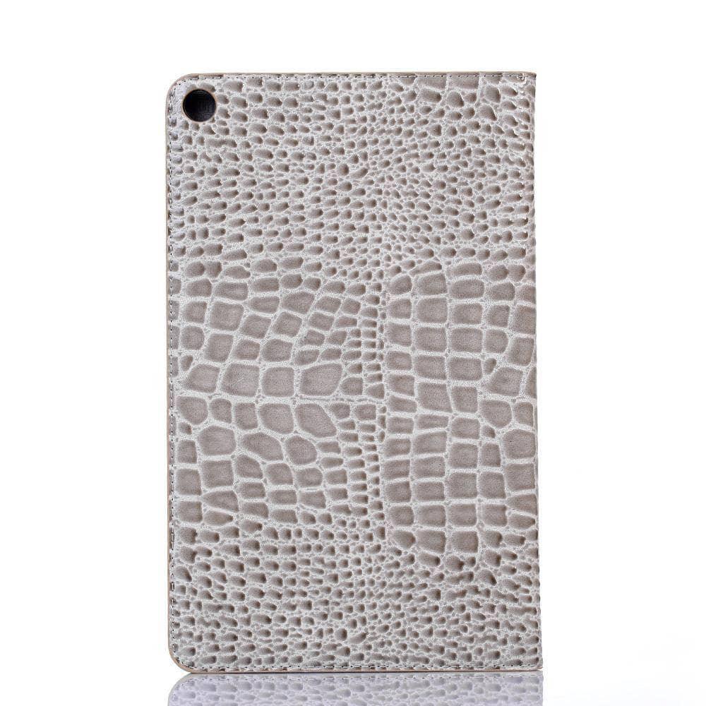 Crocodile Pattern Folio Case Galaxy Tab A 10.1 2019 T510 T515 Stand Card Slot - CaseBuddy