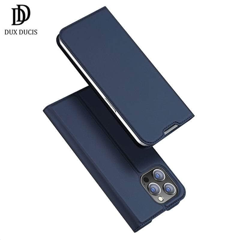 Casebuddy DUX DUCIS iPhone 14 Magnetic Leather Flip Wallet Stand Cover