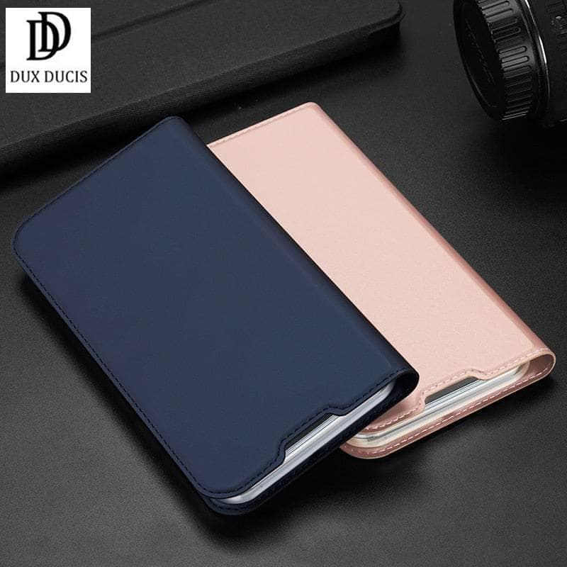 Casebuddy DUX DUCIS iPhone 14 Magnetic Leather Flip Wallet Stand Cover