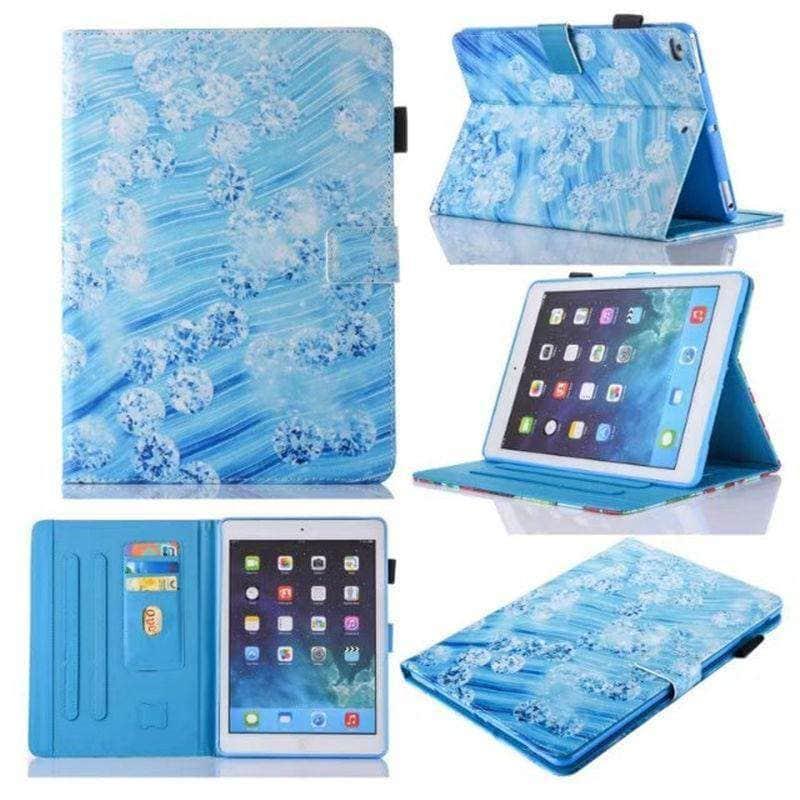 CaseBuddy Casebuddy Fashion Case Apple iPad 9.7 Air 1 Air 2 Smart Cover Silicone Stand