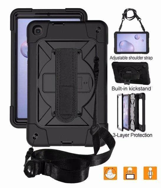 Full Protection Back Cover Galaxy Tab A 8.4 T307 2020 Shockproof Armor - CaseBuddy