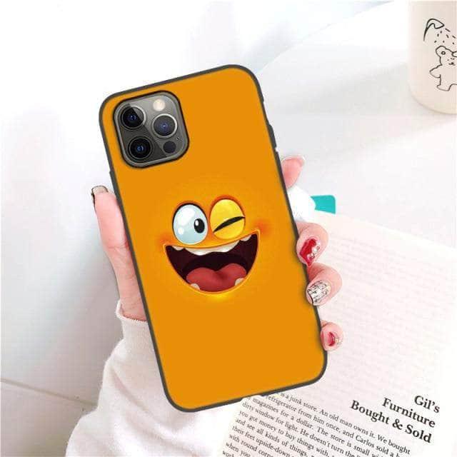 CaseBuddy Australia Casebuddy For iPhone 13 Mini / X269 Funny Face iPhone 13 Mini Cover