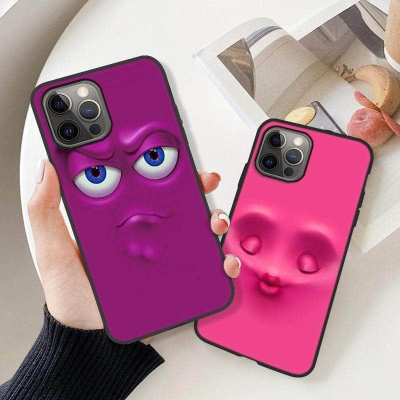 CaseBuddy Australia Casebuddy Funny Face iPhone 13 Mini Cover