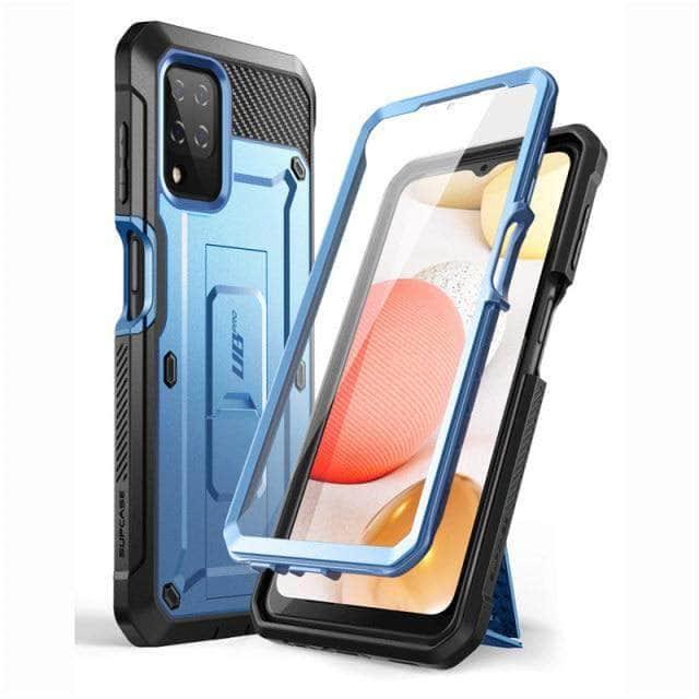 CaseBuddy Australia Casebuddy PC + TPU / Blue Galaxy A12 SUPCASE UB Pro Full-Body Rugged Holster Built-in Screen Protector Case