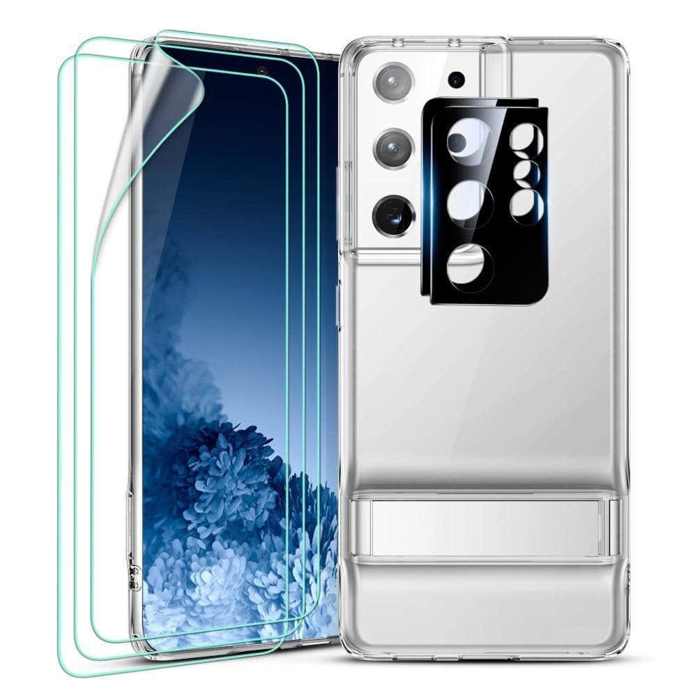 ESR Galaxy Metal Kickstand Luxury TPU Back Cover - CaseBuddy