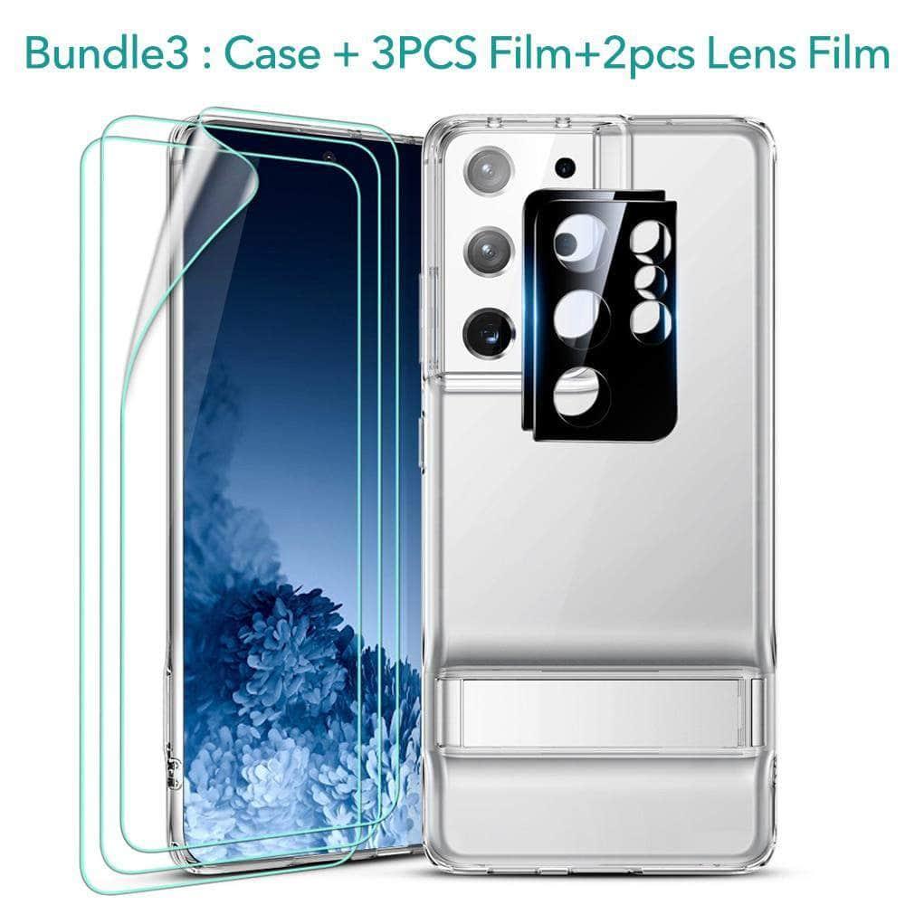 ESR Galaxy Metal Kickstand Luxury TPU Back Cover - CaseBuddy