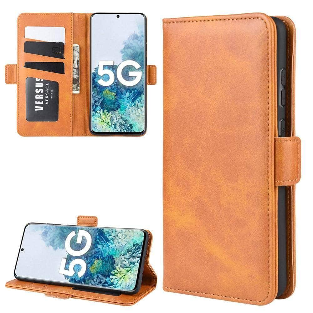 Galaxy S20 FE Lite Leather Wallet Flip Vintage Magnet Case - CaseBuddy