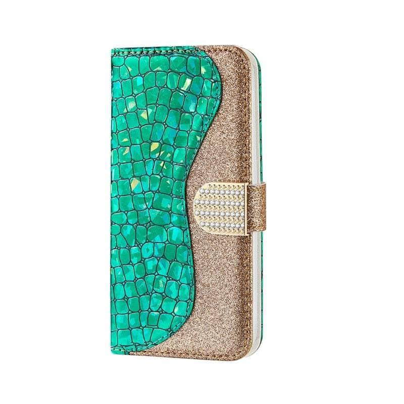 Casebuddy Galaxy S23 Laser Flash Powder Leather Case