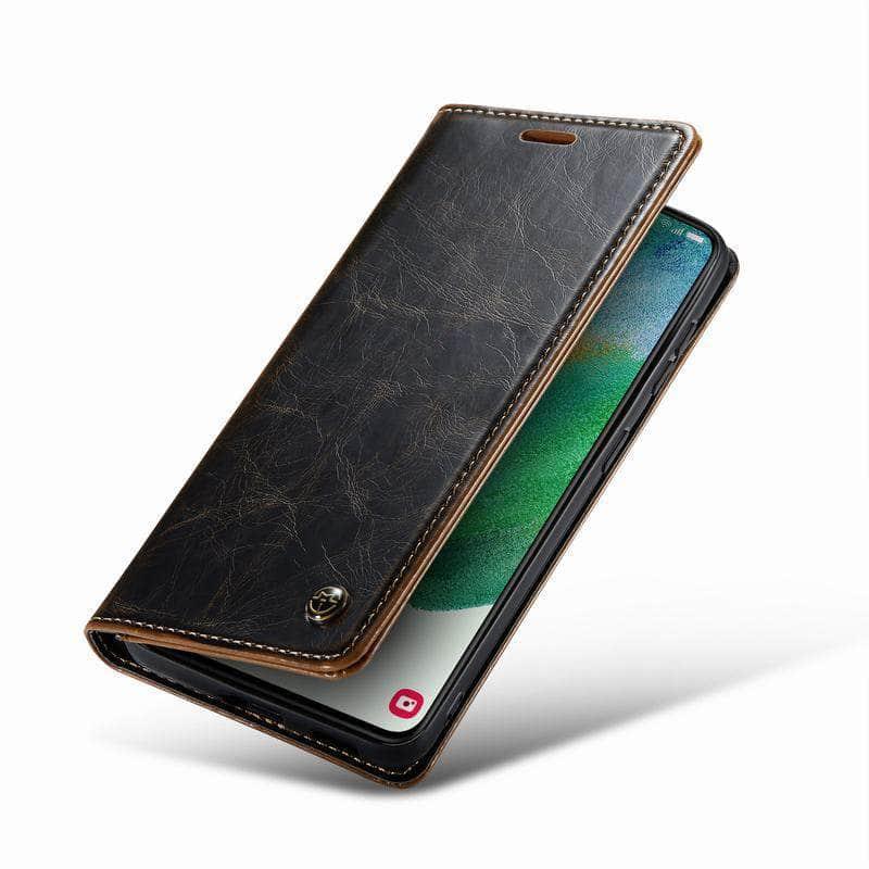 Casebuddy Galaxy S23 Leather Flip Wallet Case