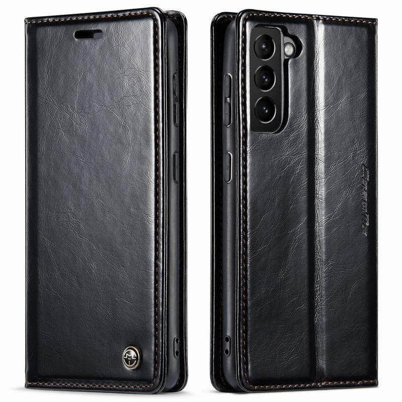 Casebuddy Galaxy S23 Plus Leather Flip Wallet Case