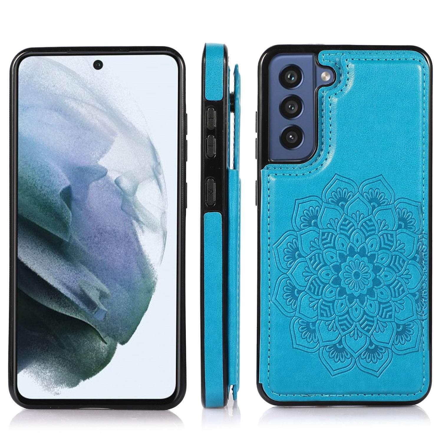 Casebuddy Galaxy S23 Plus Mandala Floral Flip Leather Wallet