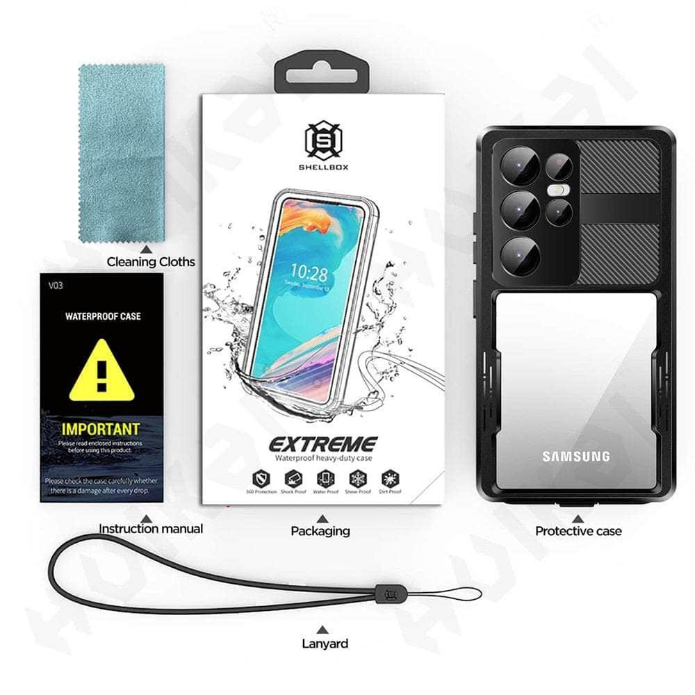 Casebuddy Galaxy S23 Plus Waterproof Magsafe Snow Dust Shock Case