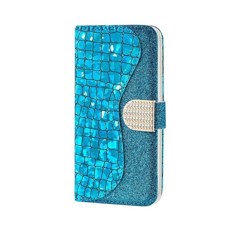 Casebuddy Galaxy S23 Ultra Laser Flash Powder Leather Case