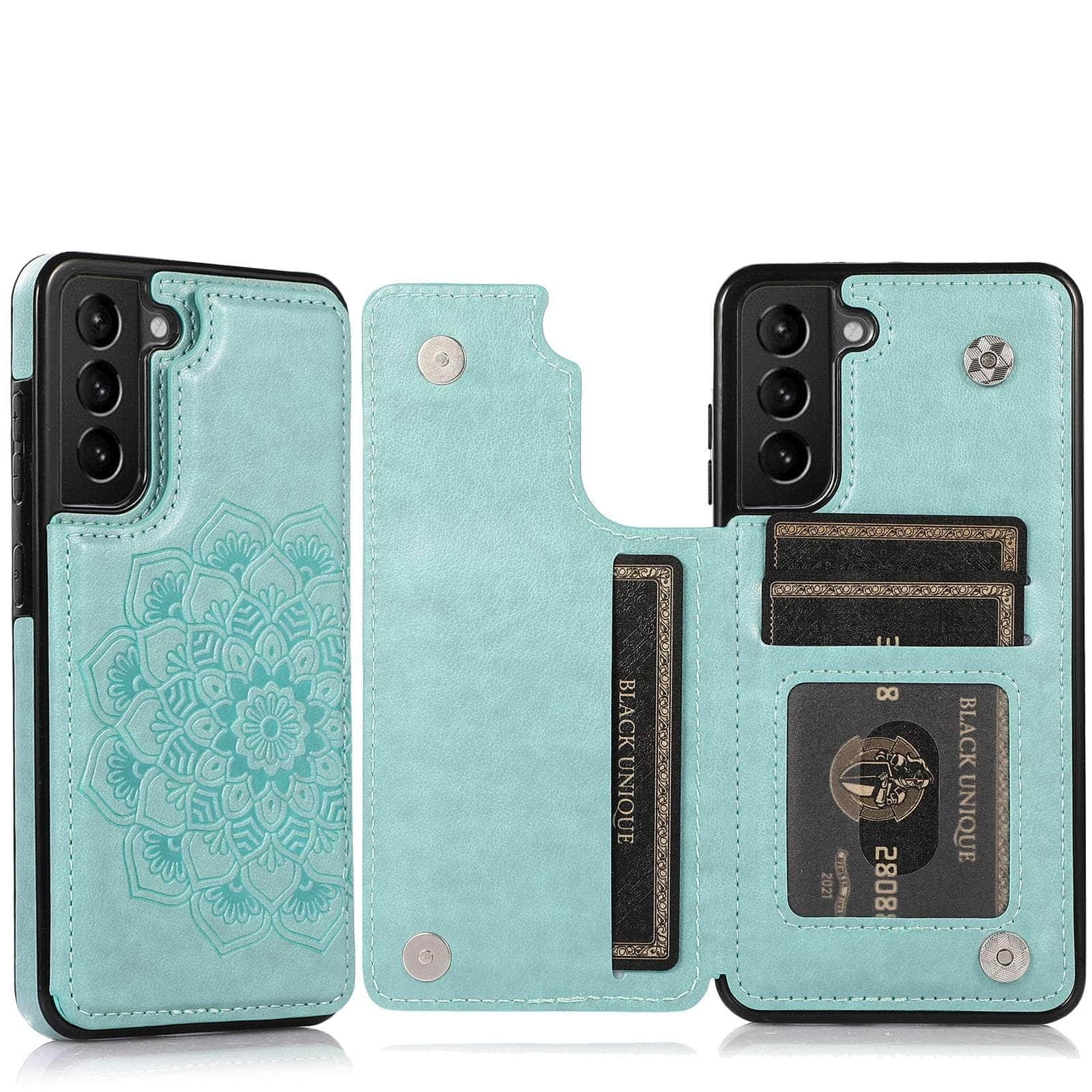 Casebuddy Galaxy S23 Ultra Mandala Floral Flip Leather Wallet