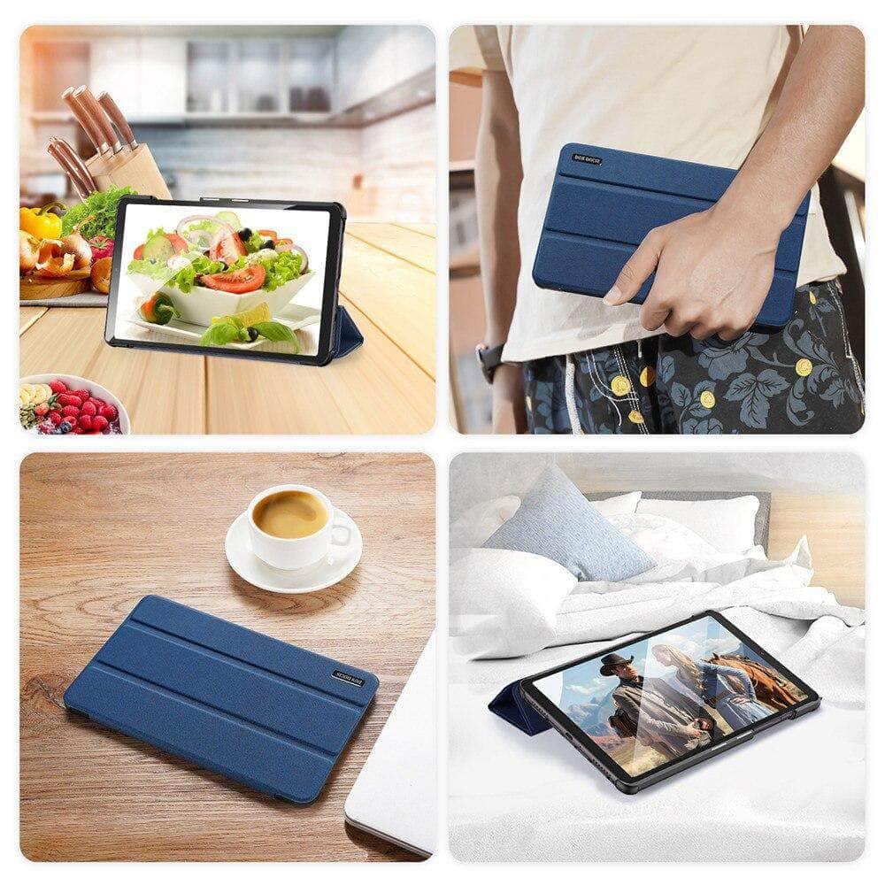 Galaxy Tab A 8.4 T307 2020 Anti-Fall PU Leather Trifold Stand Cover - CaseBuddy