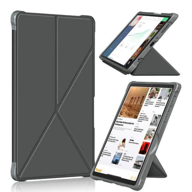 CaseBuddy Australia Casebuddy Gray / Tab A7 lite 8.7 inch Galaxy Tab A7 Lite 2021 T220 T225 Multi Angle Folding Cover